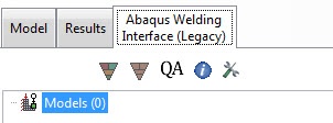 Abaqus welding interface model tree